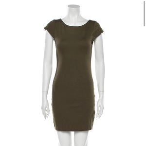 Alice and Olivia scoop neck mini dress